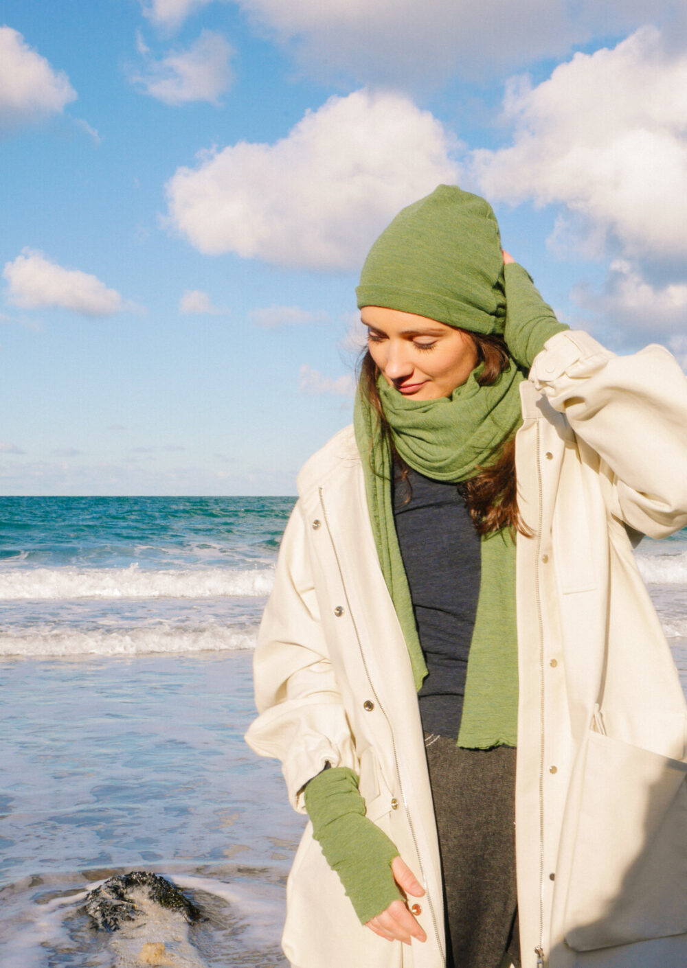 Green Merino Hat - Image 2