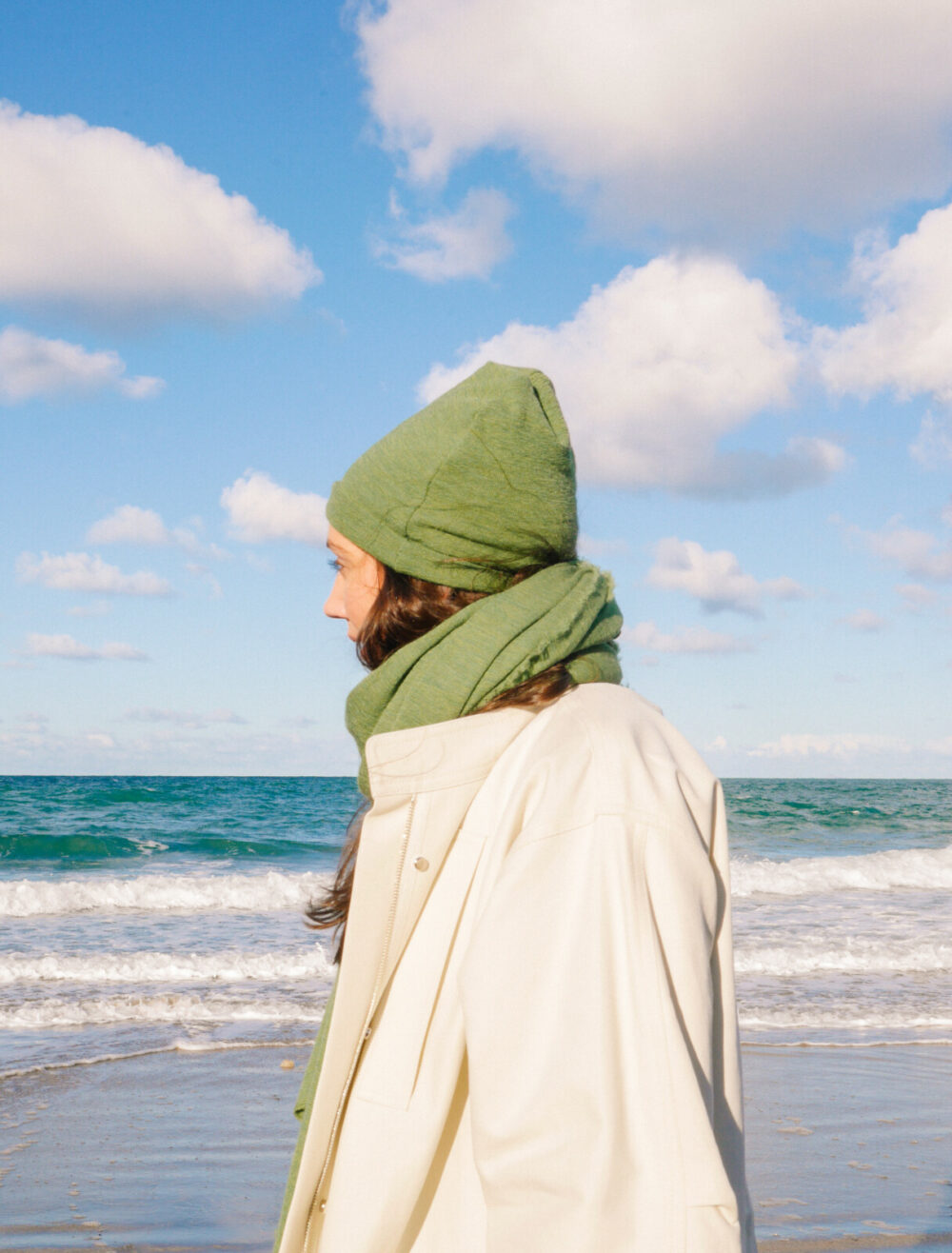 Green Merino Hat