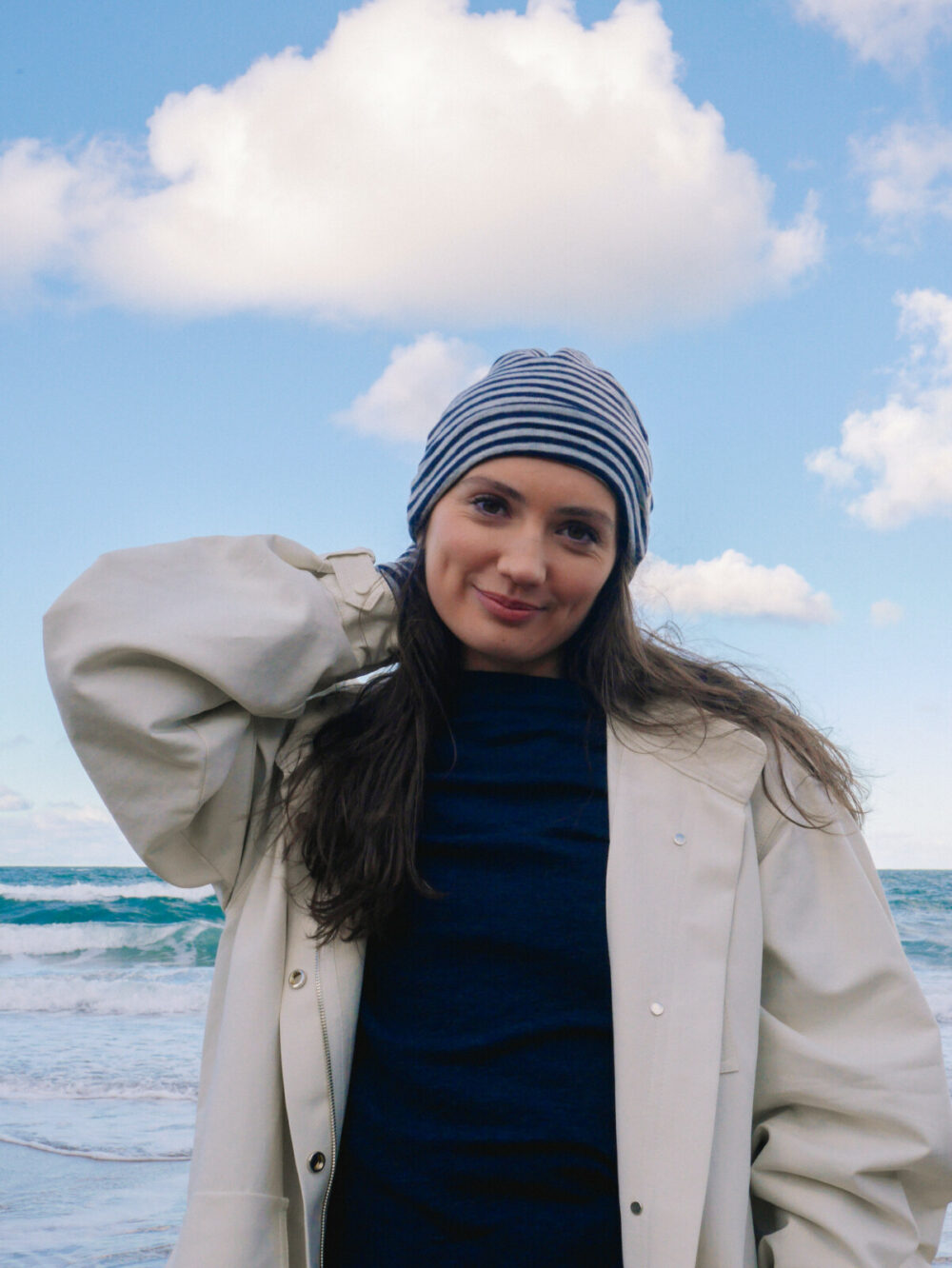 Stripe Merino Hat