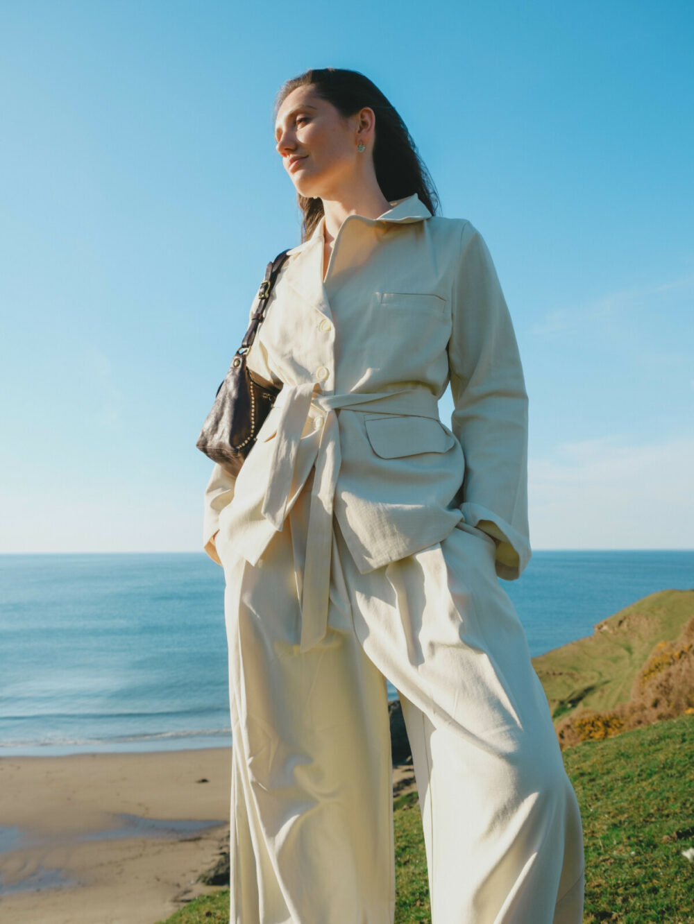 Les Filles d’Ailleurs Ecru Trouser - Image 2