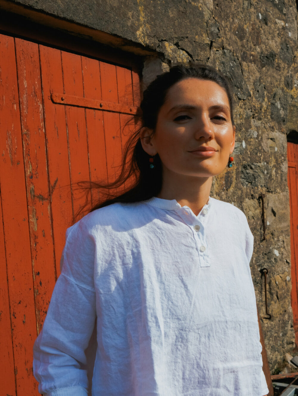 Aequamente White Blouse
