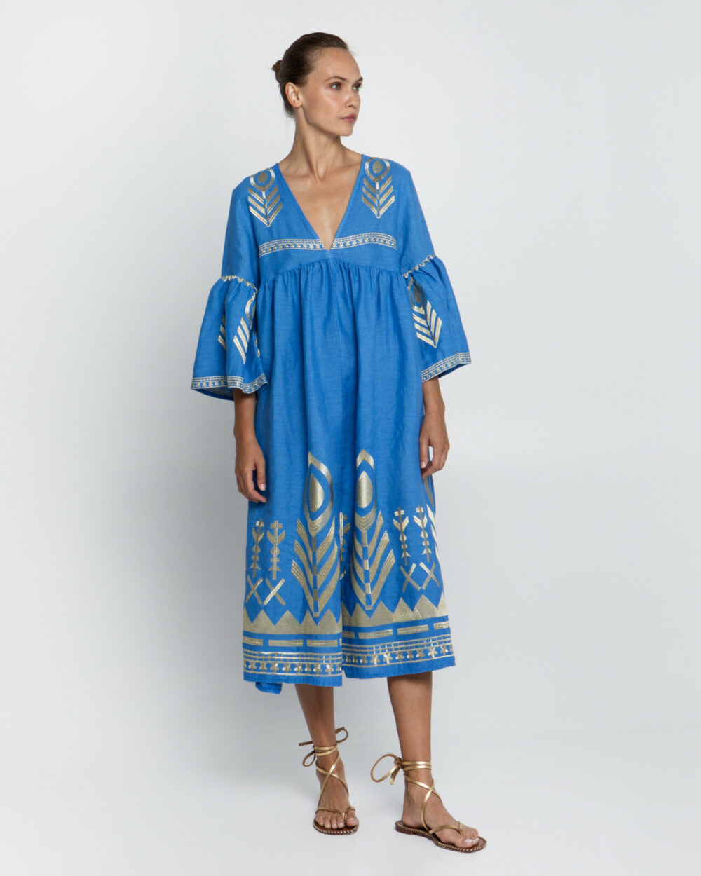 Kori Feather Midi Dress