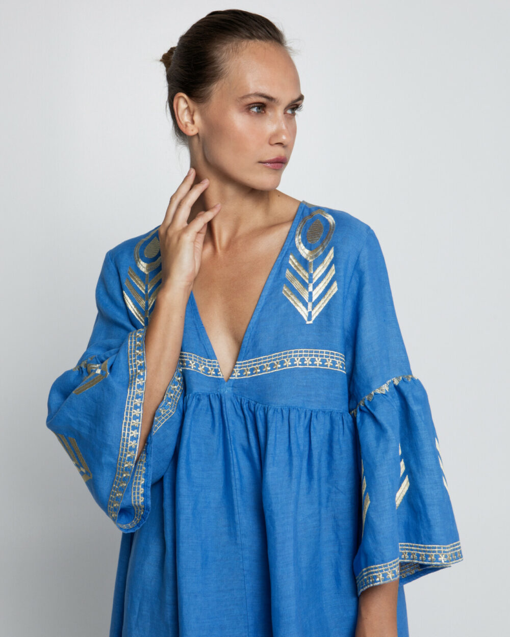 Kori Feather Midi Dress - Image 3