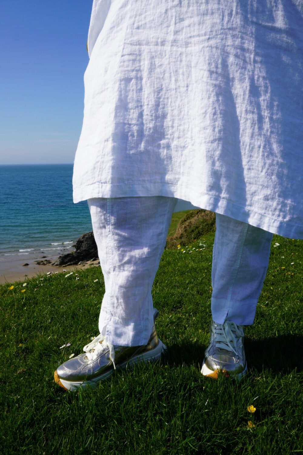 White Linen Dress - Image 2