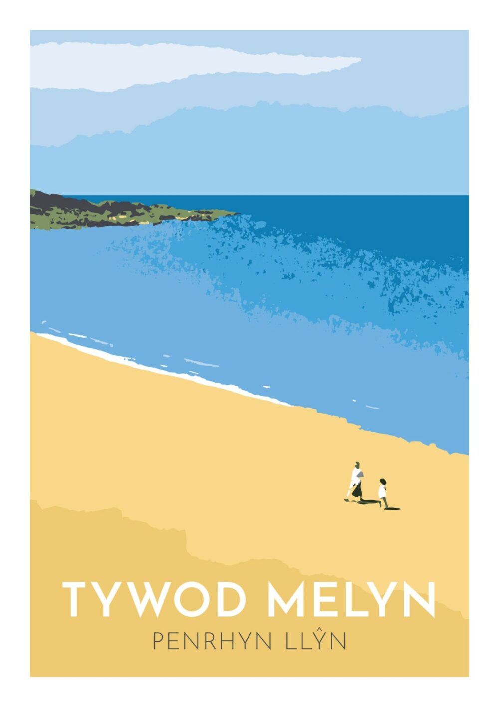 Penrhyn Llŷn Postcard | Tywod Melyn