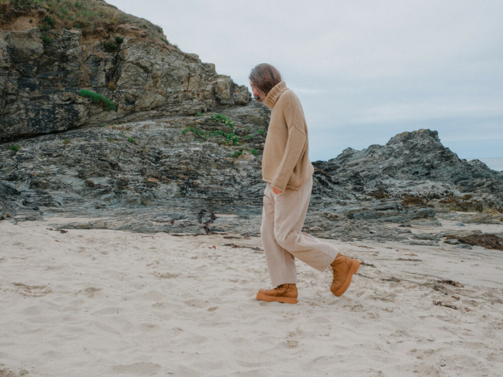Neirami Turtleneck Jumper | Beige - Image 5