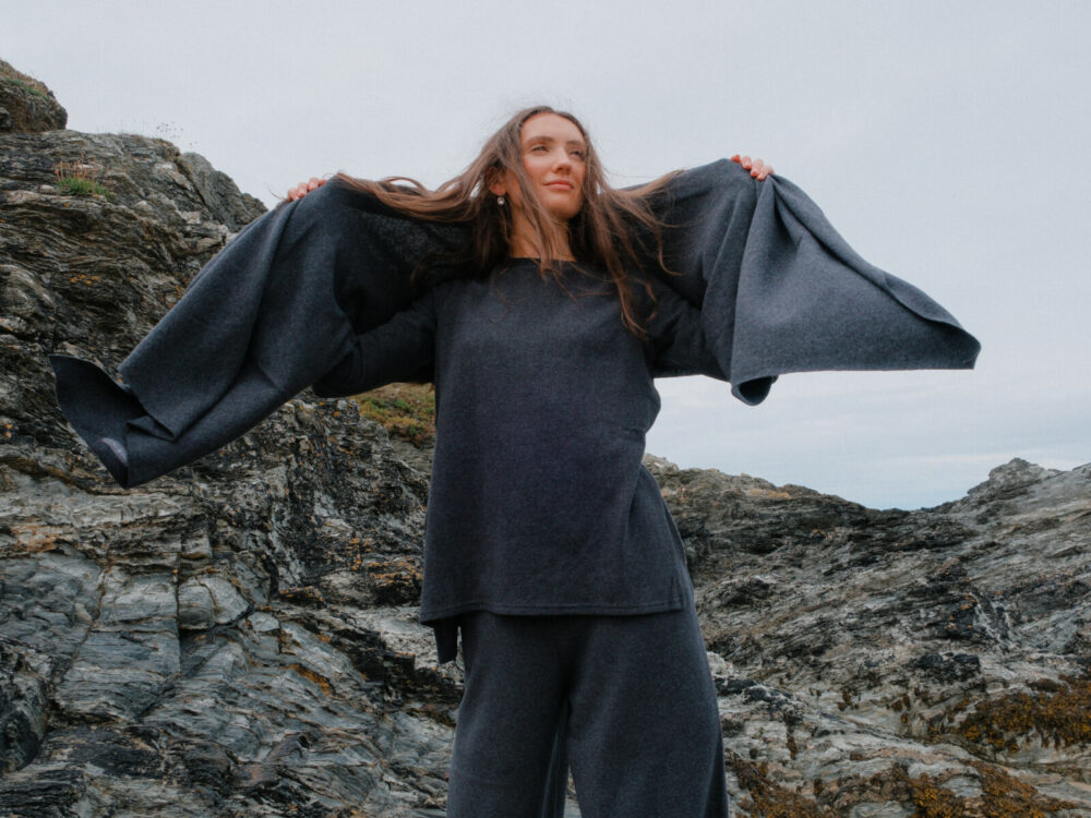 Neirami Maxi Sweater | Grey - Image 3