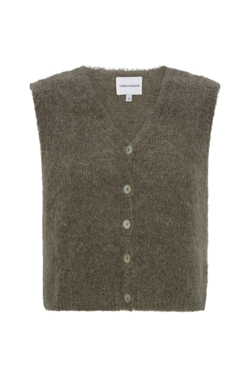 American Dreams Telma Alpaca Vest | Taupe