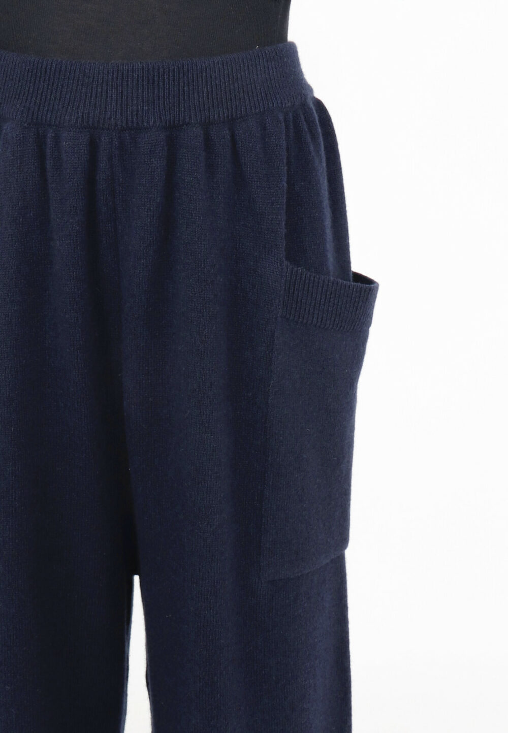 Sort Aarhus Cropped Trousers | Navy - Image 4