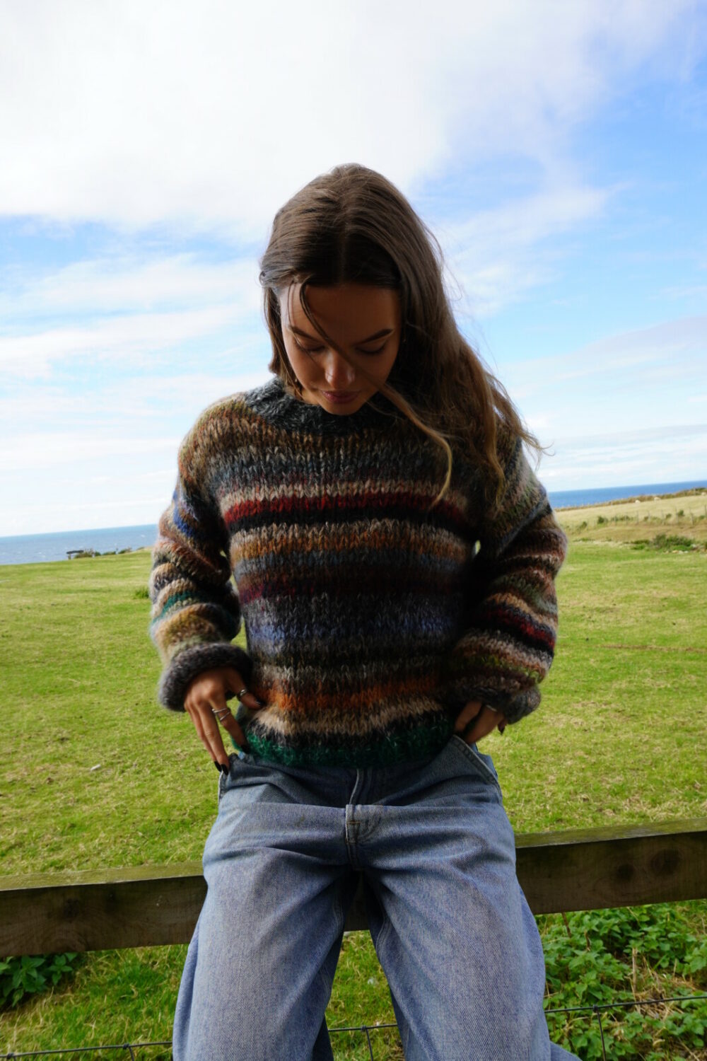 Dawn x Dare Genova Jumper | Dark Stripe