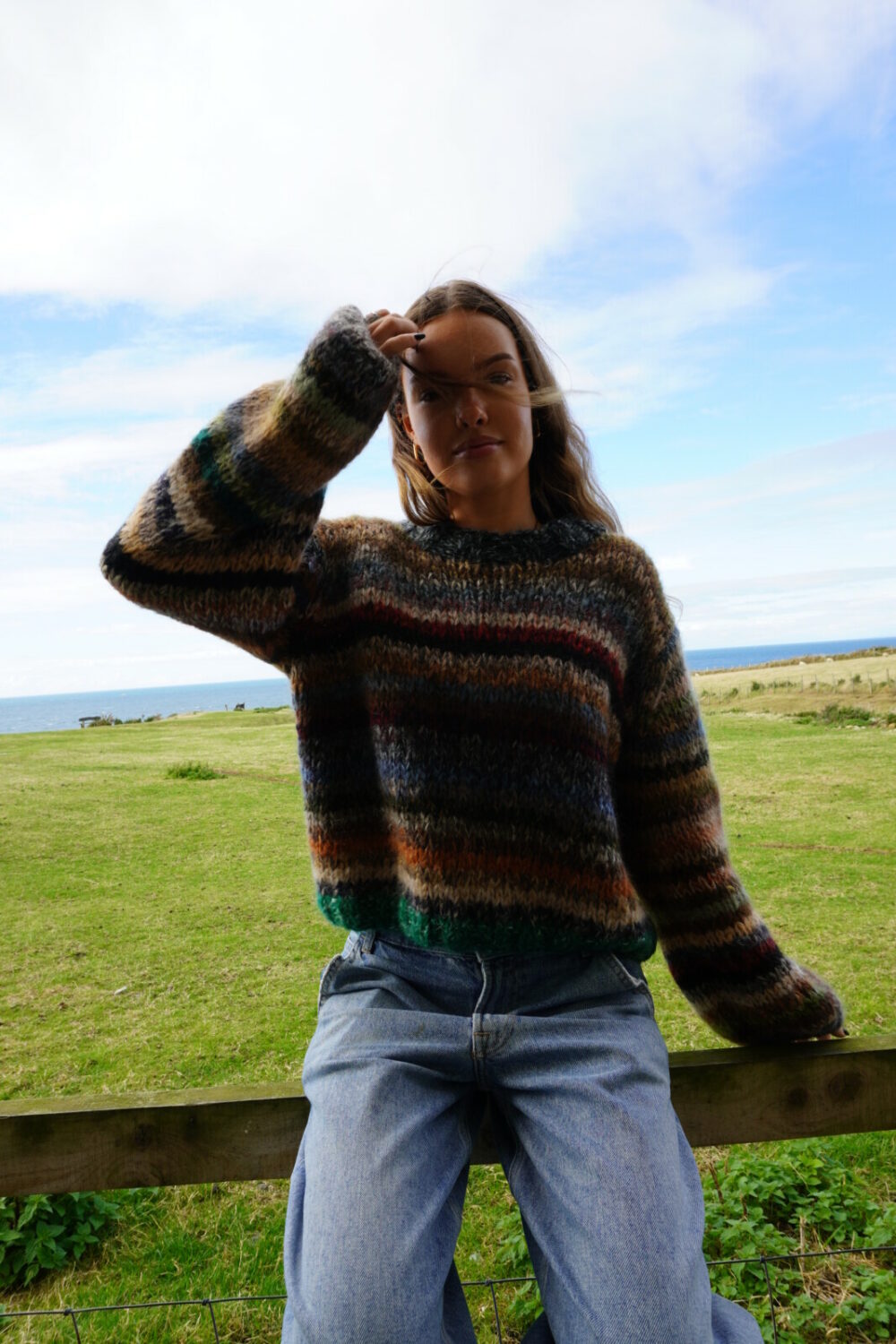 Dawn x Dare Genova Jumper | Dark Stripe - Image 2