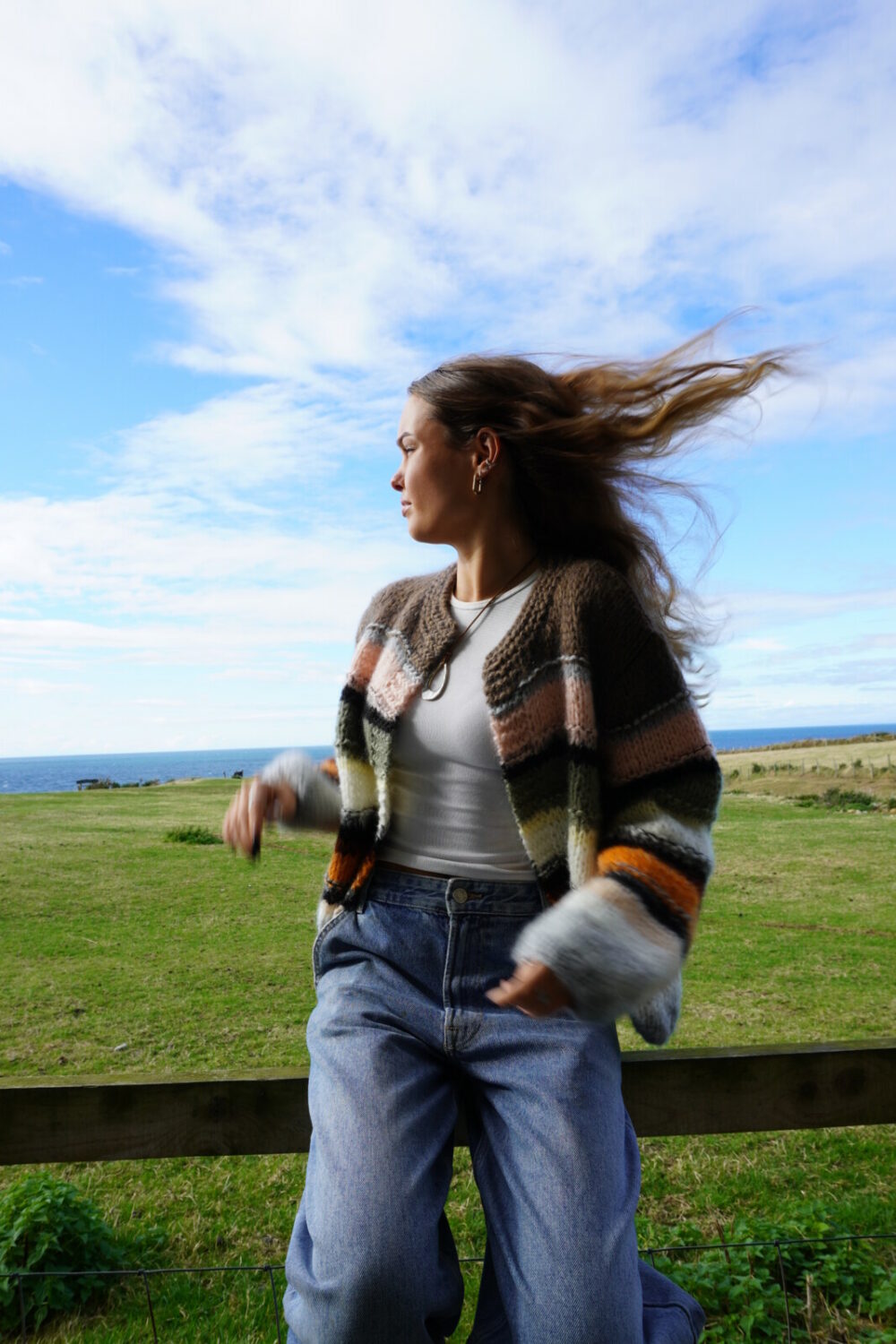 Dawn x Dare Gabi Cardigan | Stone