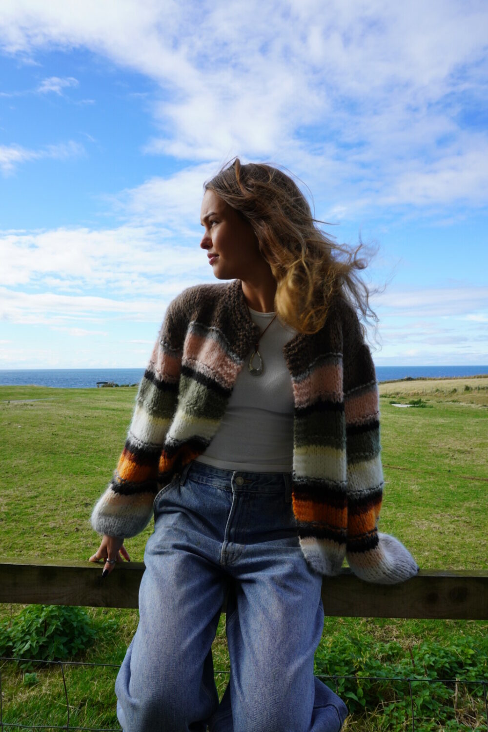 Dawn x Dare Gabi Cardigan | Stone - Image 2