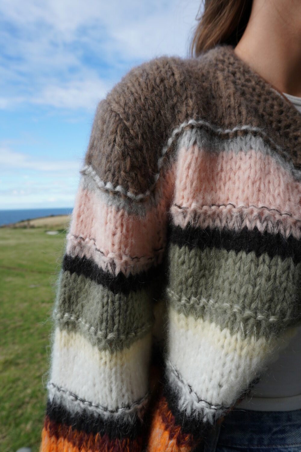 Dawn x Dare Gabi Cardigan | Stone - Image 3