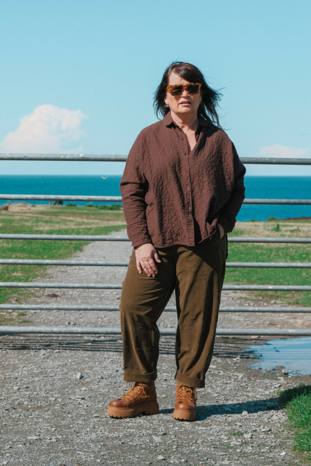 Hannoh Wessel Svenja Shirt | Sepia