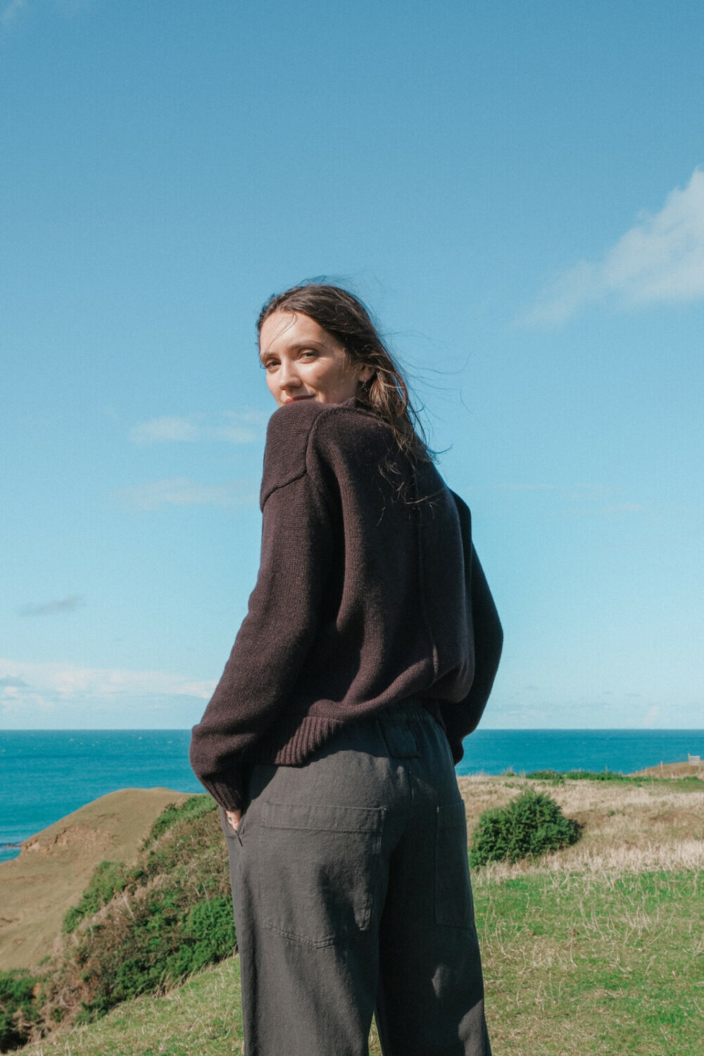 MJW Boxy Pullover | Ebony - Image 3