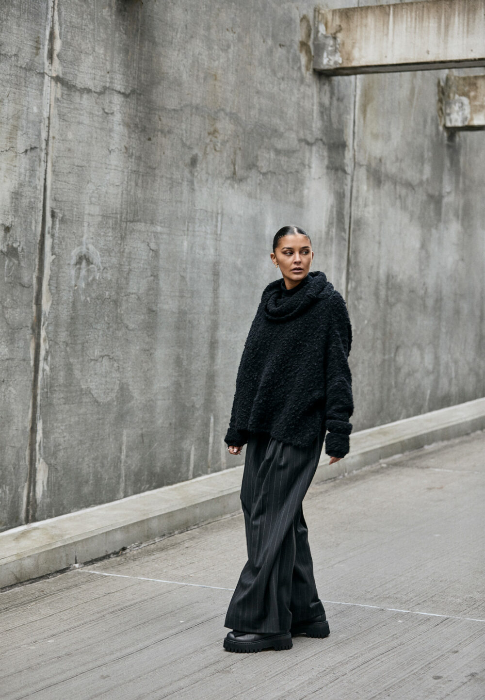 Sort Aarhus Alpaca Pullover